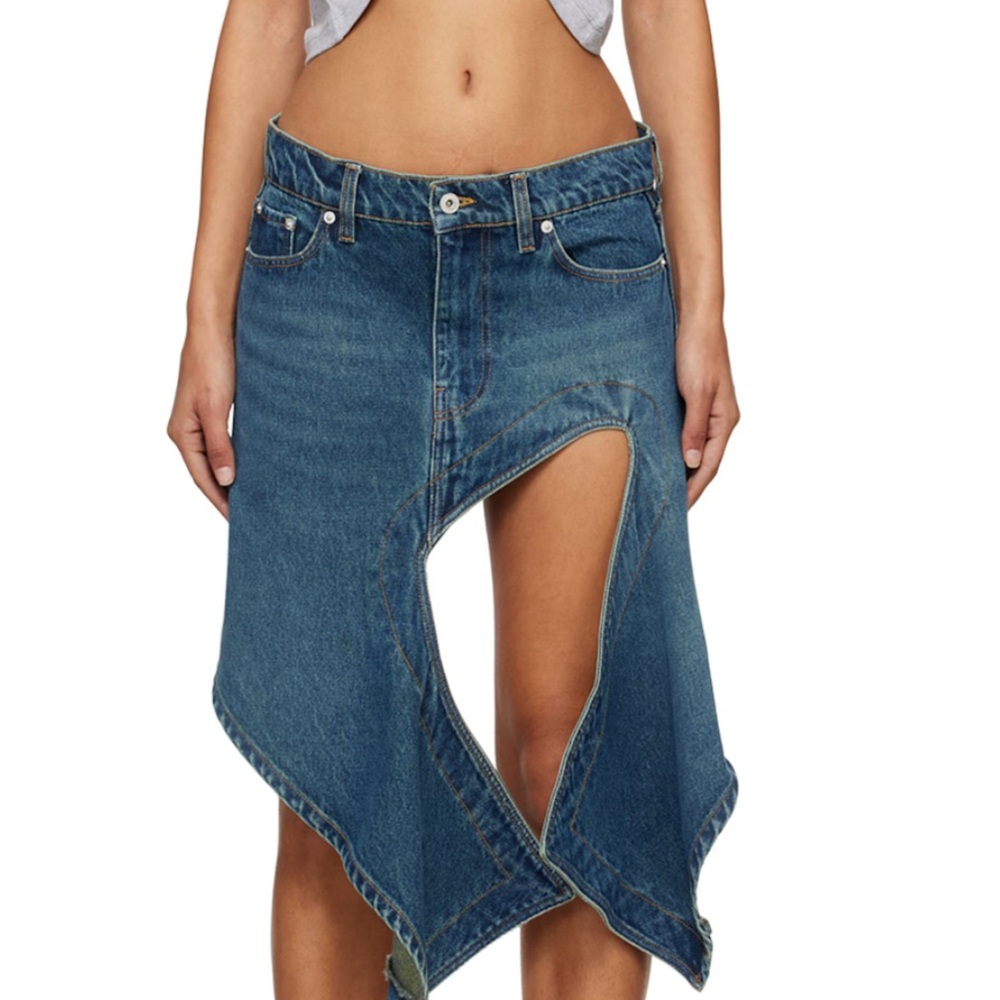 Y project denim skirt